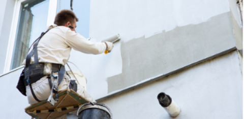 Rénovation de peinture d'une façade à Chambéry 